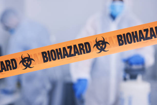 Professional Drug Lab Cleanup technician working in Old Bethpage, NY